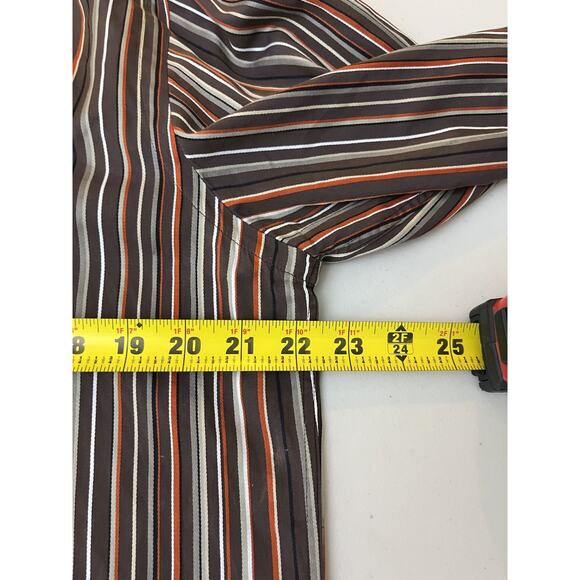 Etro Milano Stripe Button Down Dress Shirt 40 Quiet Luxury Old Money Preppy Club - Picture 12 of 14